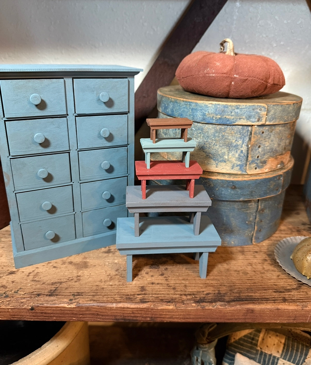 Set of 5 Stacking Cricket Stools