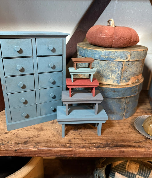 Set of 5 Stacking Cricket Stools