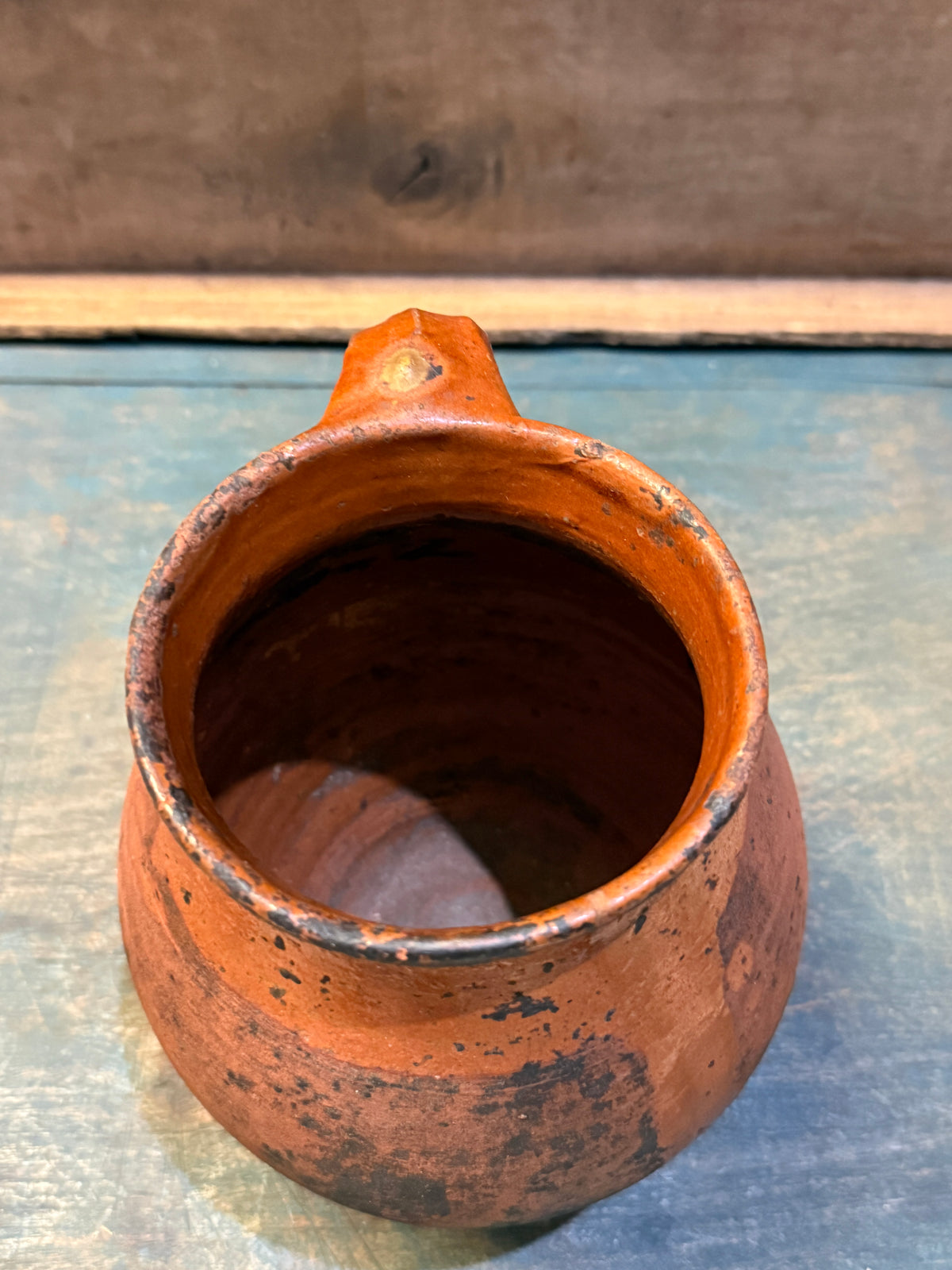 Mid-1800s Redware Pitcher