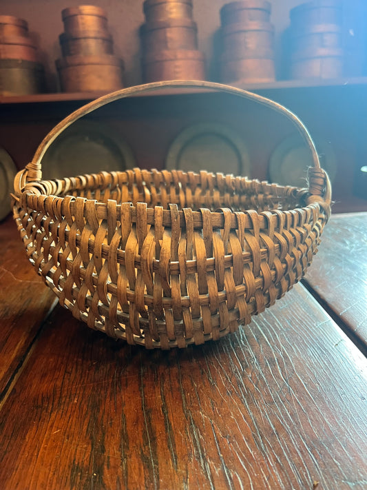 Handwoven Splint Basket, c. 1880–1930 (Option B)