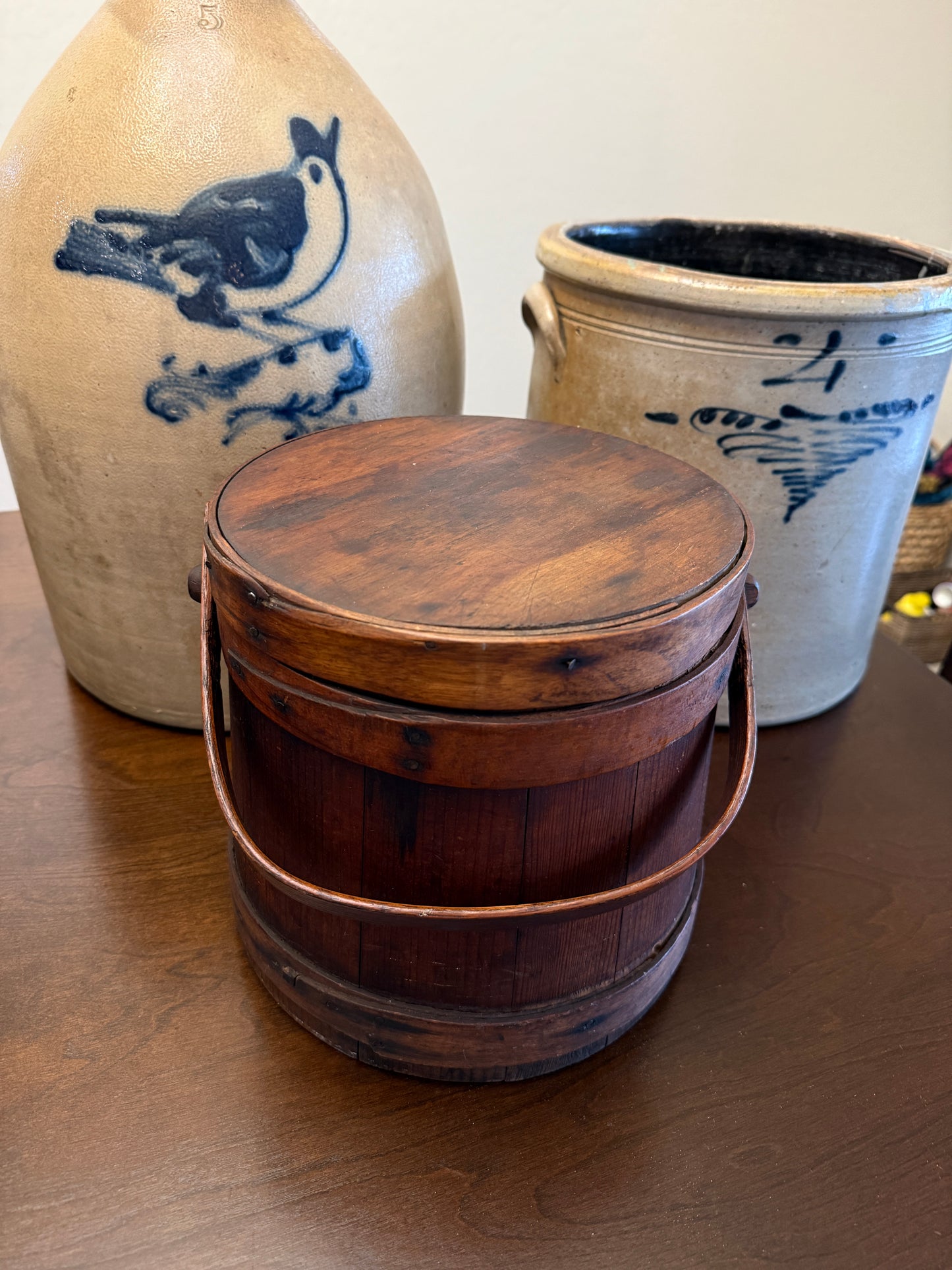 Mid to Late 19th C. Firkin ~ Beautiful Patina