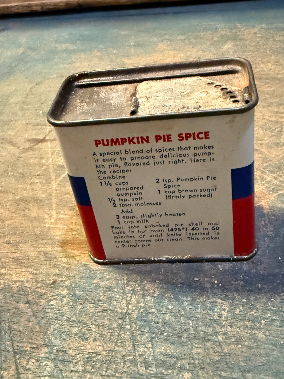 Schilling Pumpkin Pie Spice Tin