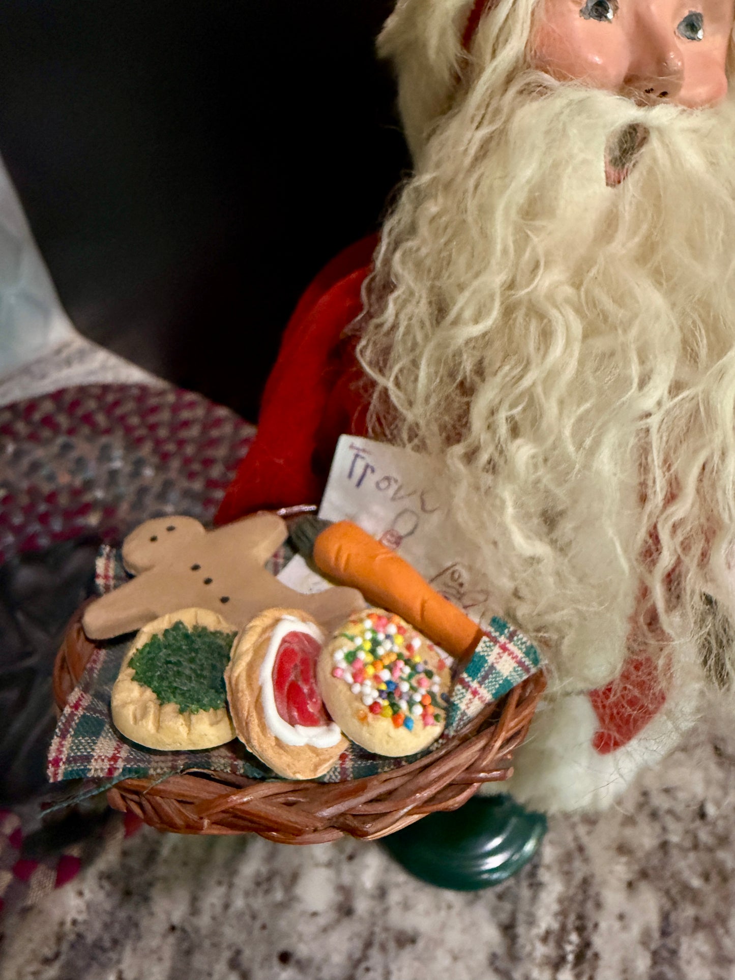 Byers’ Choice Santa with Treats