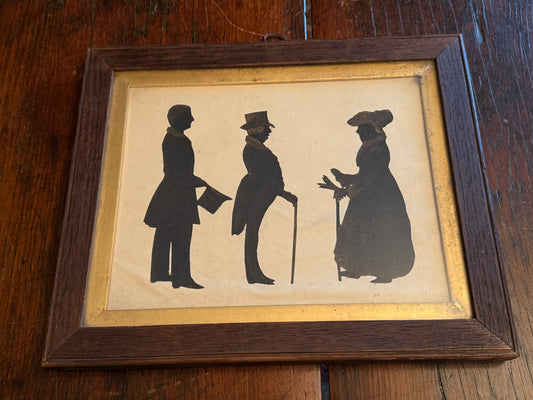 Very Early - Late 1700s-early 1800s Silhouette - Hand Planed, Early Square Nails/Hand Forged Tacks