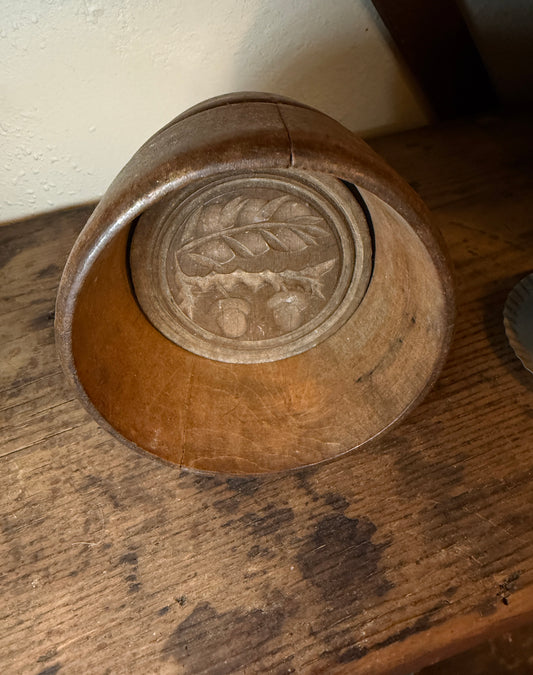 Butter Mold / Butter Stamp with Acorn/Pine Design