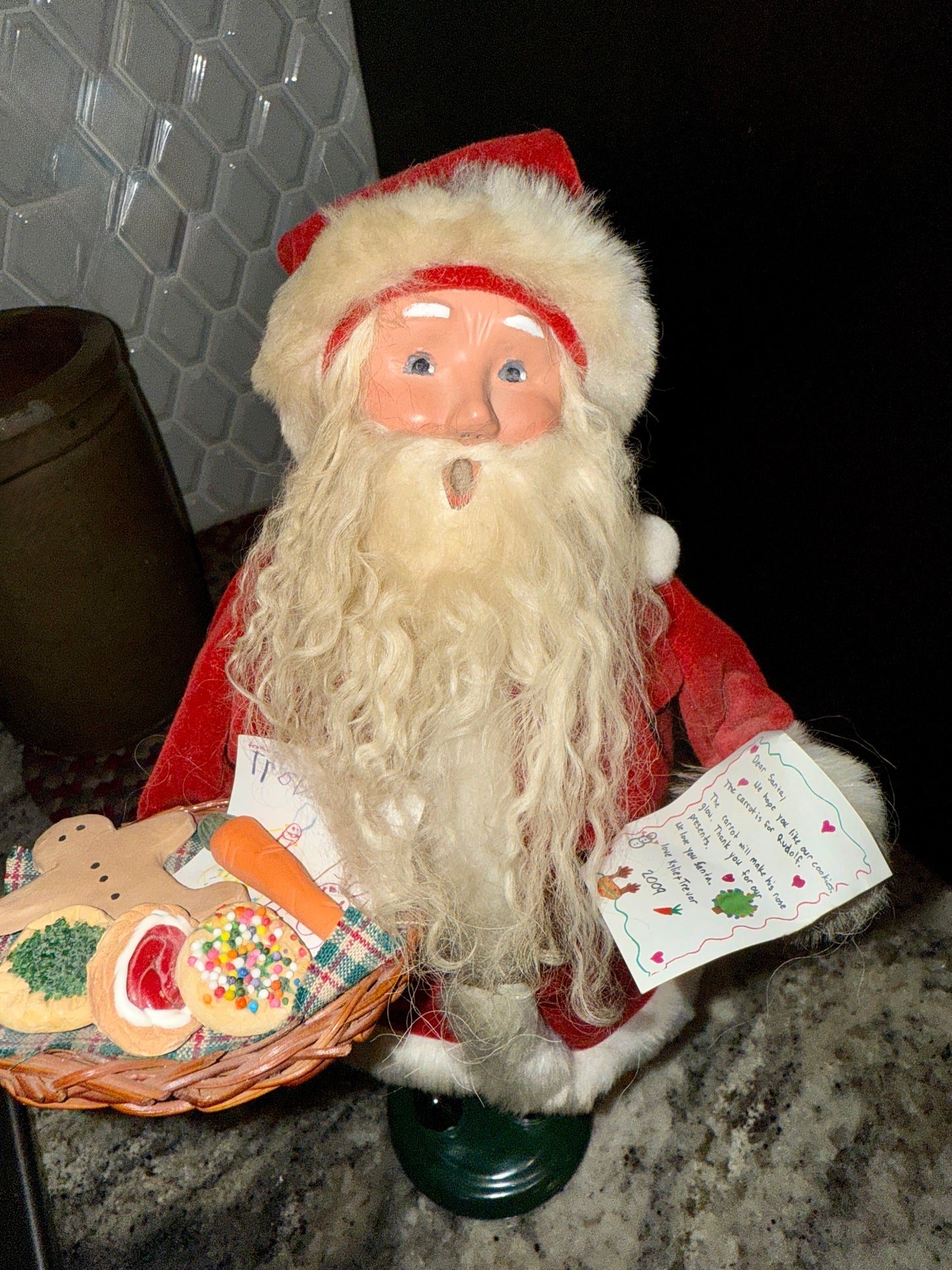 Byers’ Choice Santa with Treats