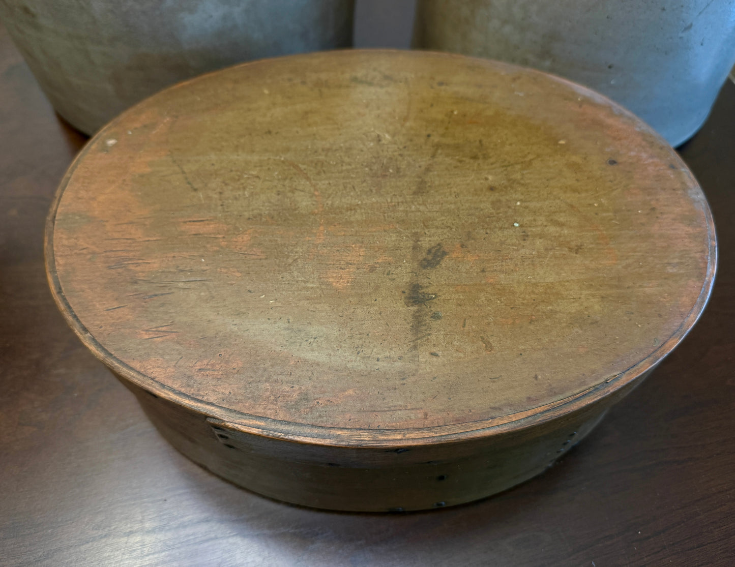 19th C. Oval Pantry Box