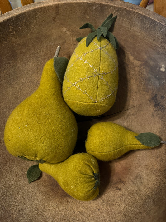 Set of Wool Fruit