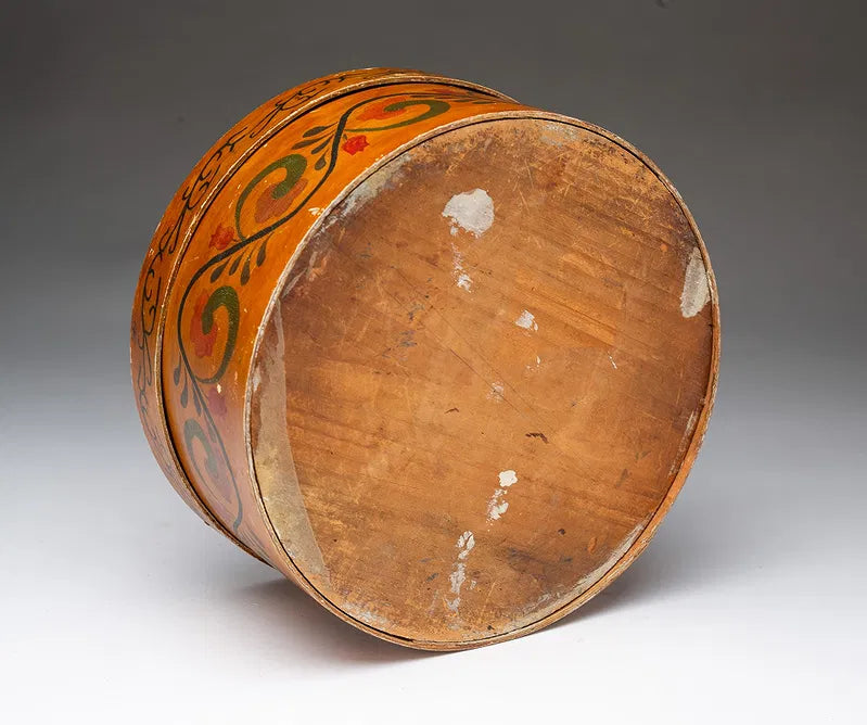 Pennsylvania Dutch Painted Bentwood Pantry Box from Late Deb Fisher Estate