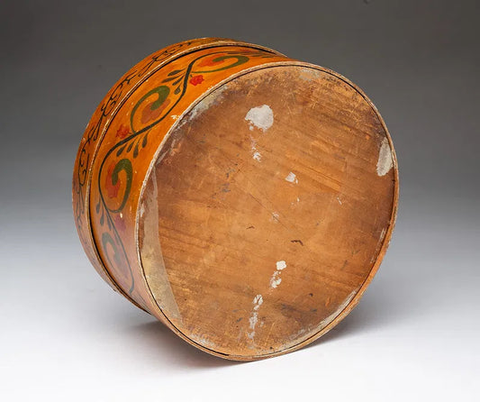 Pennsylvania Dutch Painted Bentwood Pantry Box from Late Deb Fisher Estate