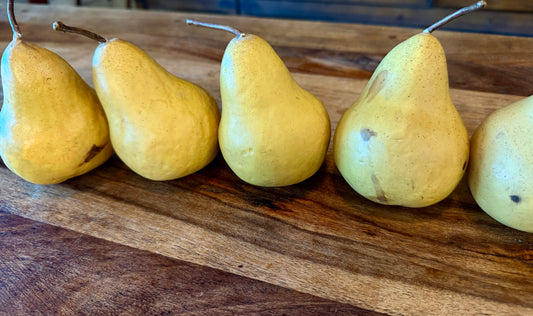 Set of 7 Faux Pears