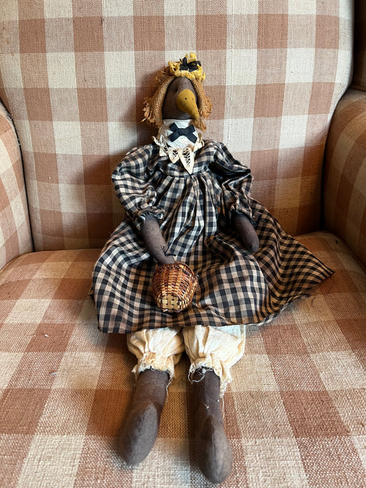 Primitive Crow Doll
