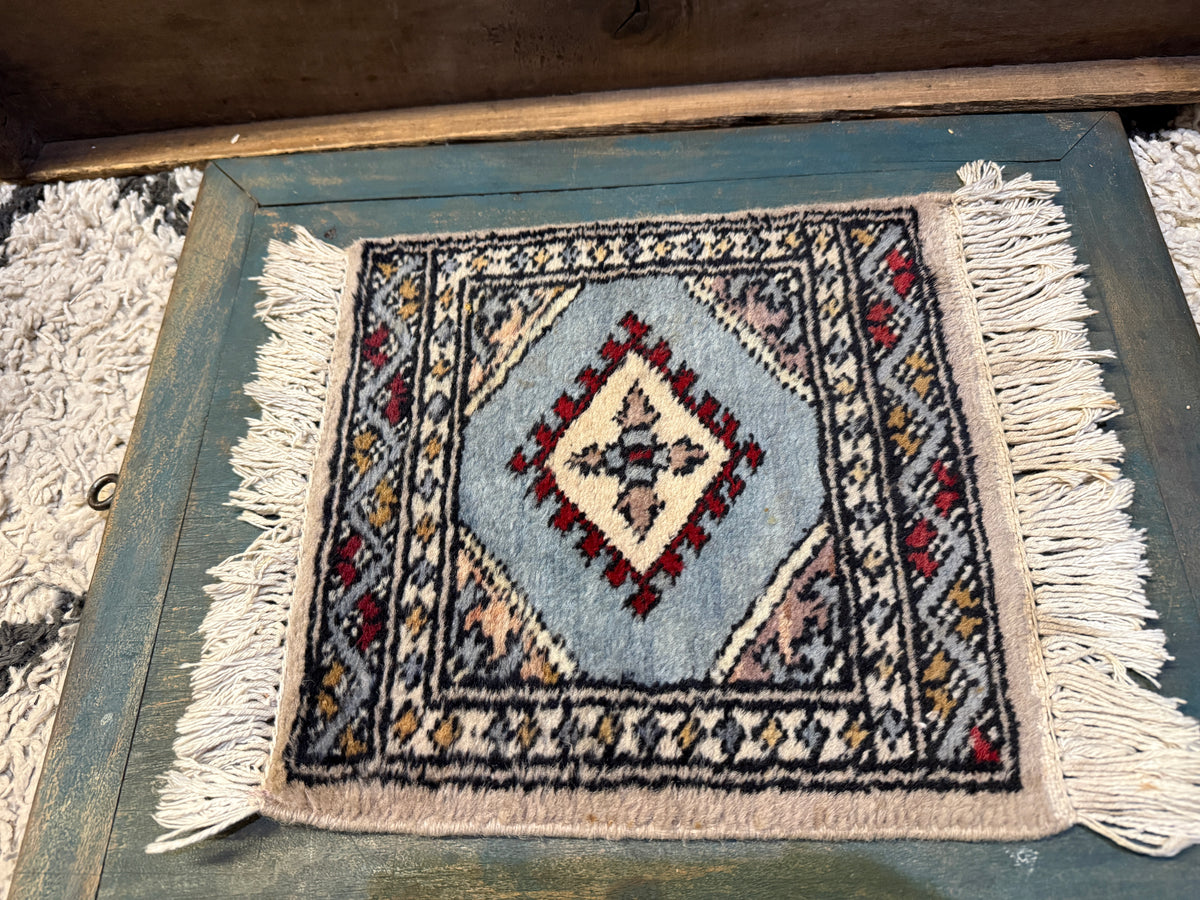 Small Oriental Rug - 15” x 11.5”