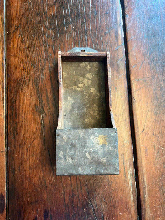 19th Century Wall Hung Match Safe