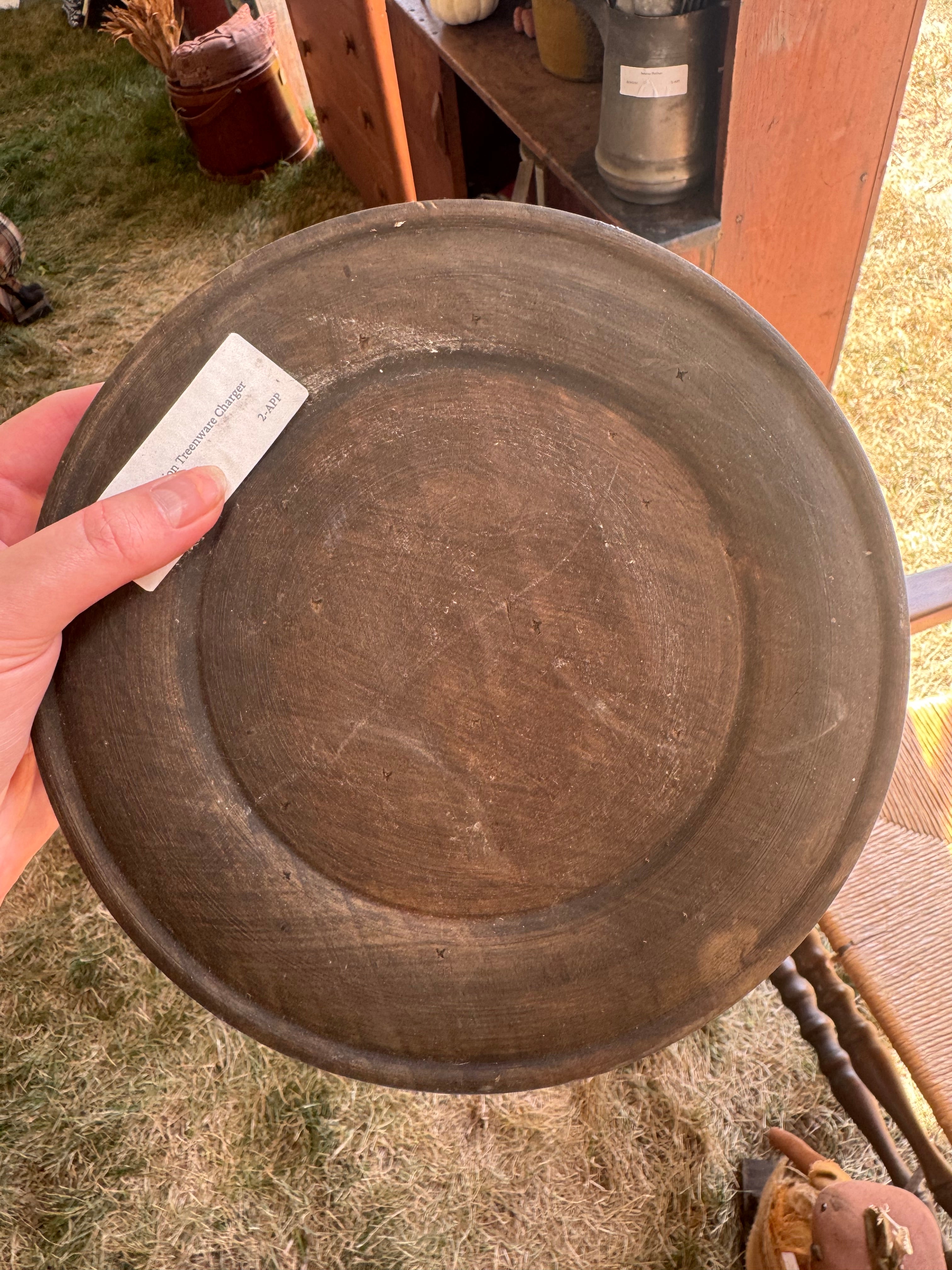 Primitive Spring Plate Reproduction Treenware Plate – A Primitive Place