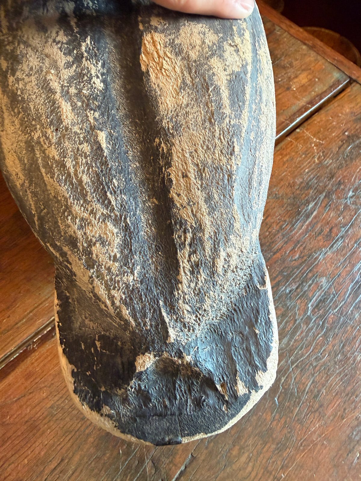 Large Antique Goose Decoy ~ 20” long (28” long with head extended)