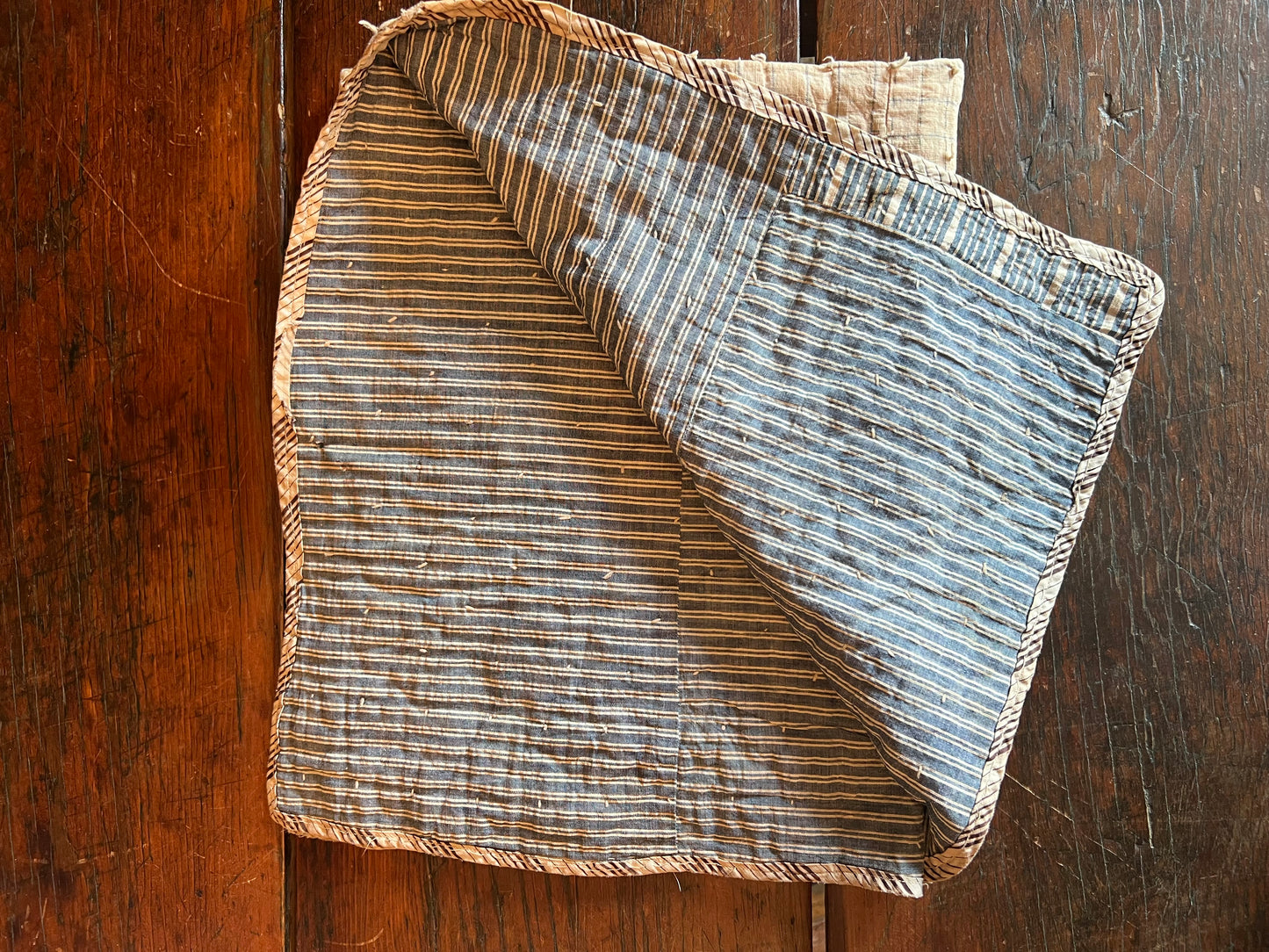 Red, White & Blue Crib Quilt ~ Late 1880s