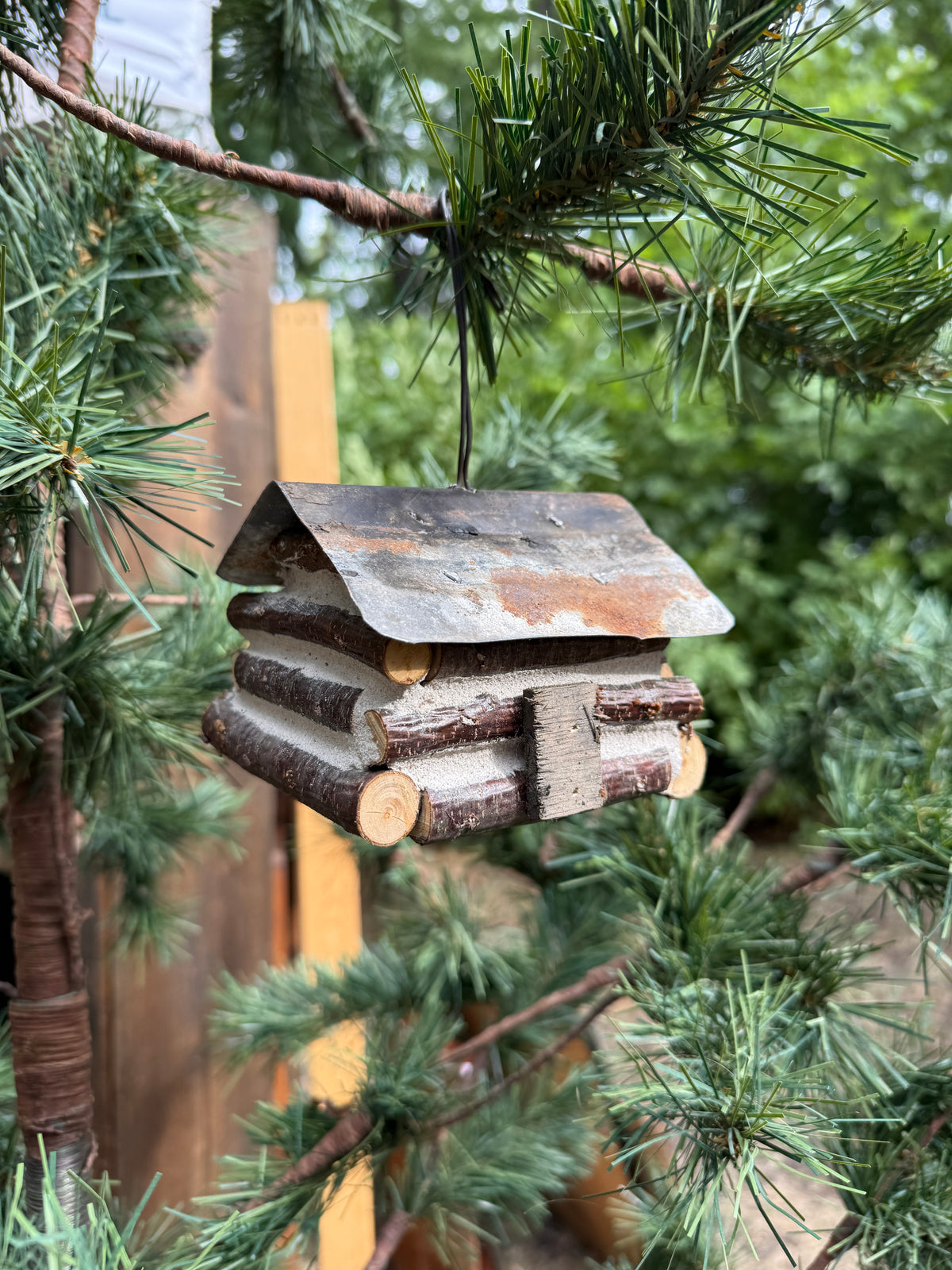 Set of 4 Cabin Ornaments made by Bonnie Gallaway (Back to Our Cabin)