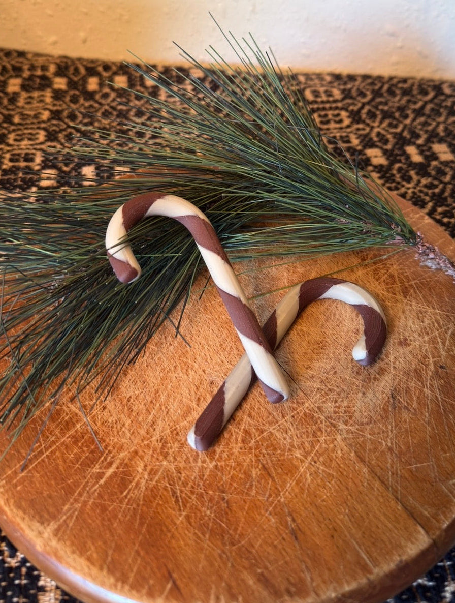 Old-Fashioned Candy Cane Ornaments (Large - Set of 8)