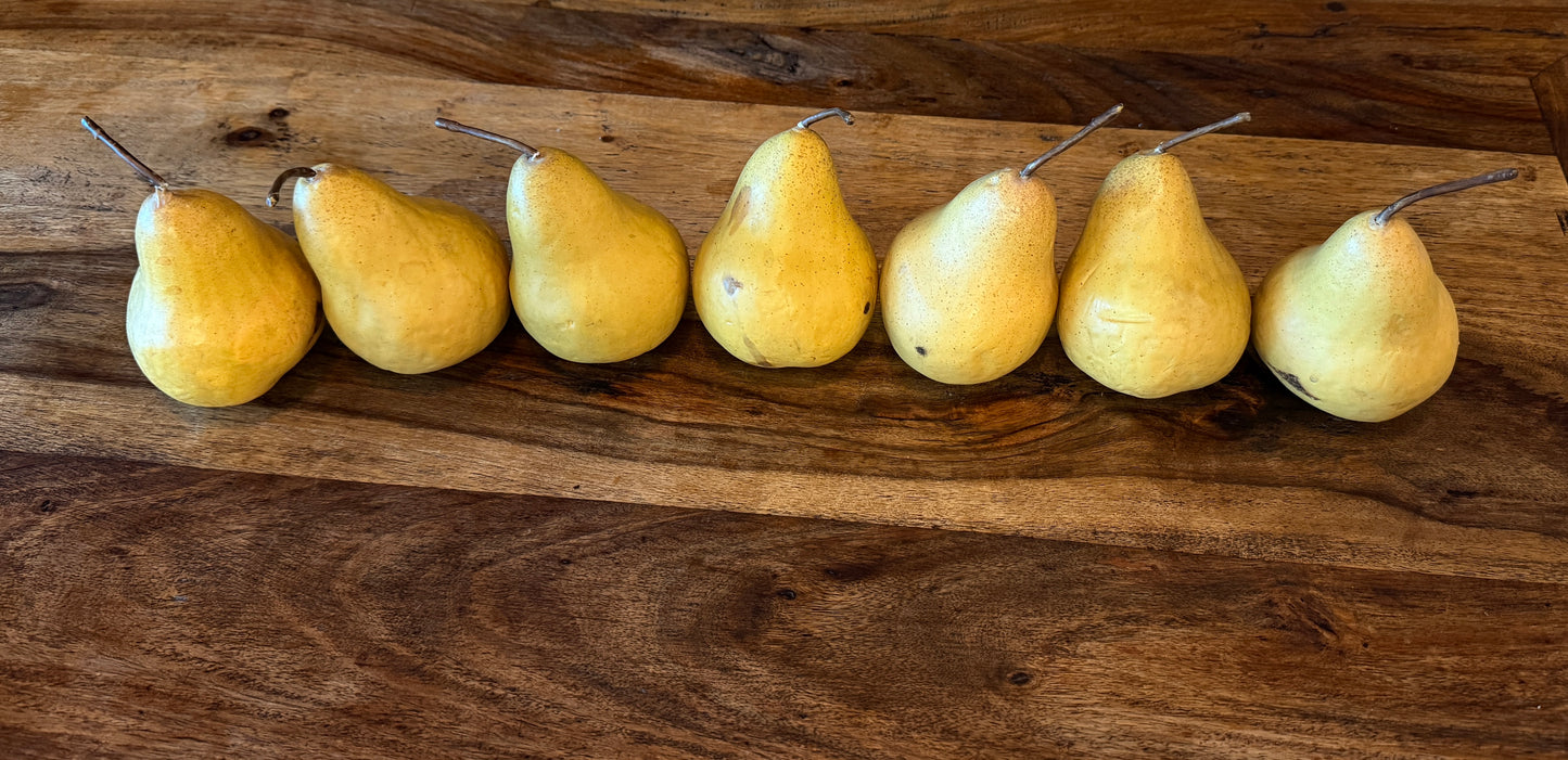 Set of 7 Faux Pears