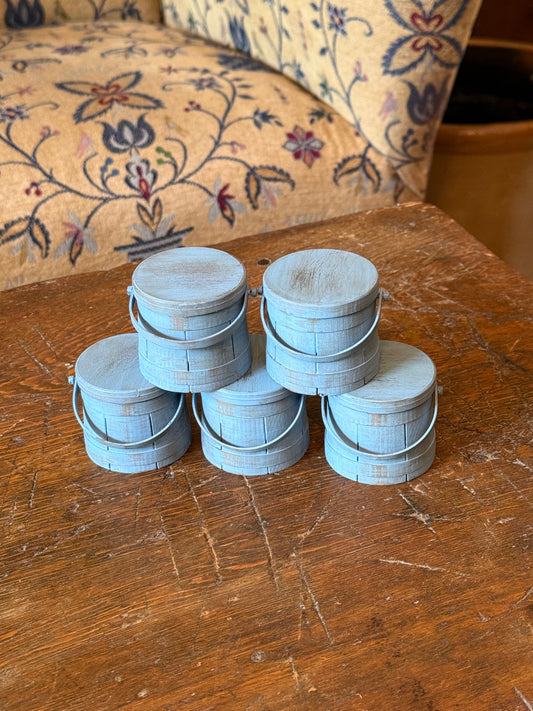 Set of 5 Firkin Ornaments (Available in 7 Colors)
