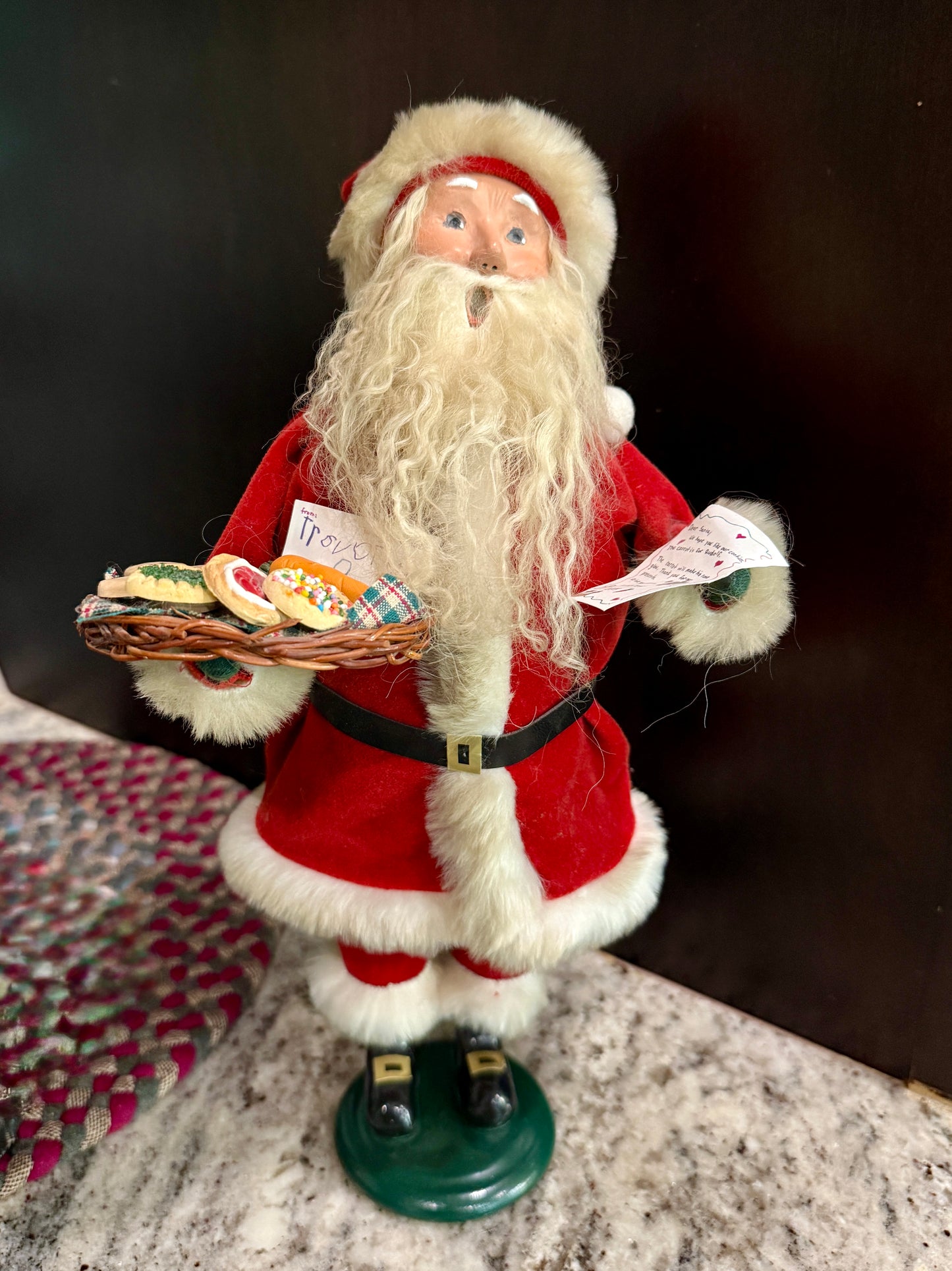 Byers’ Choice Santa with Treats