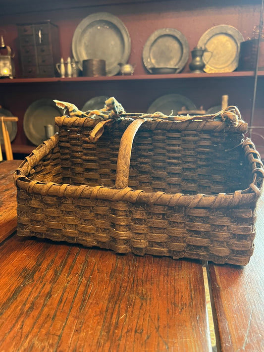 Handwoven Splint Wall Basket