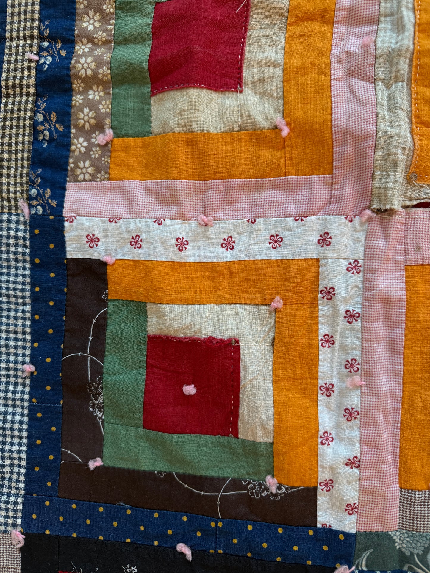 Antique Log Cabin Quilt