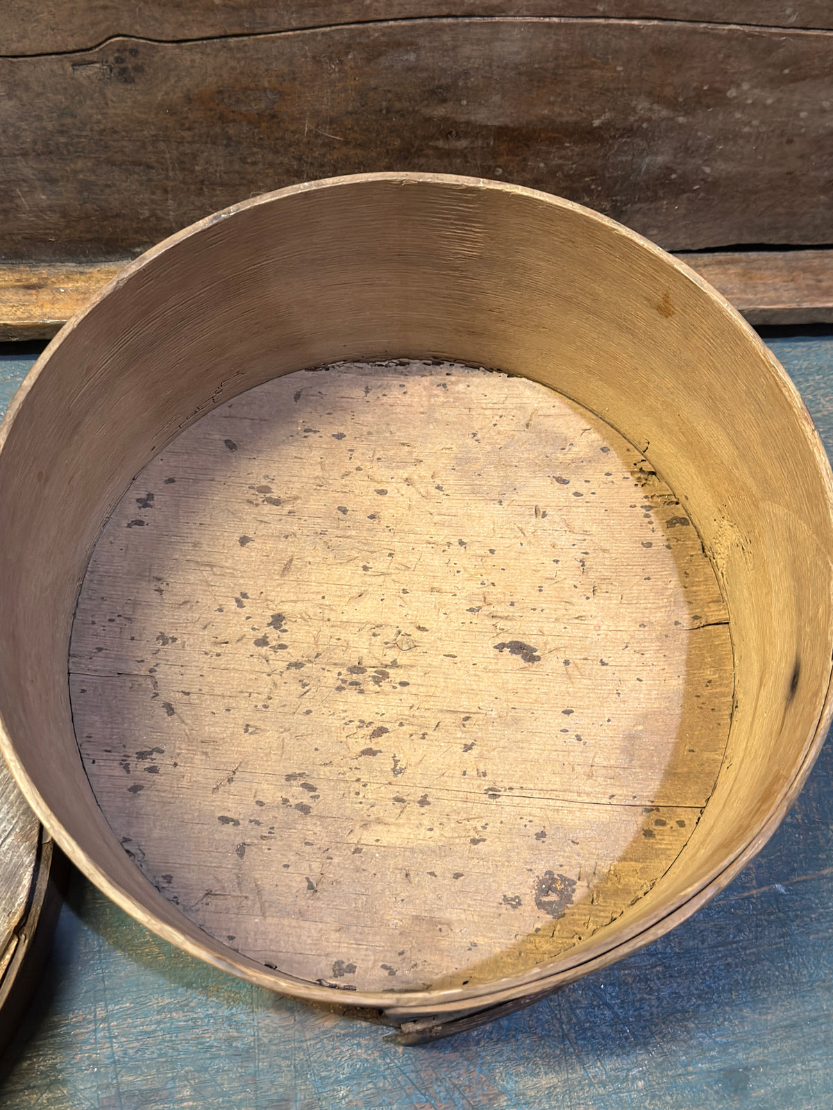 Early 19th-Century Bentwood Pantry Box - B