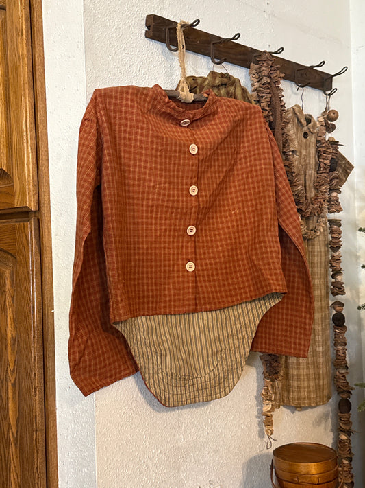 Reproduction Shaker Boy's Shirt Rust