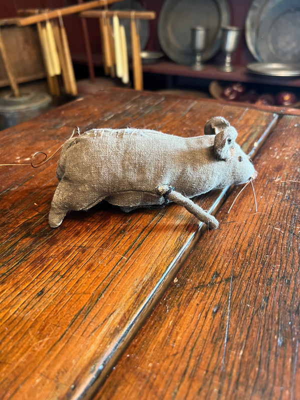 Primitive Cloth Mouse with Wire Tail – A Primitive Place
