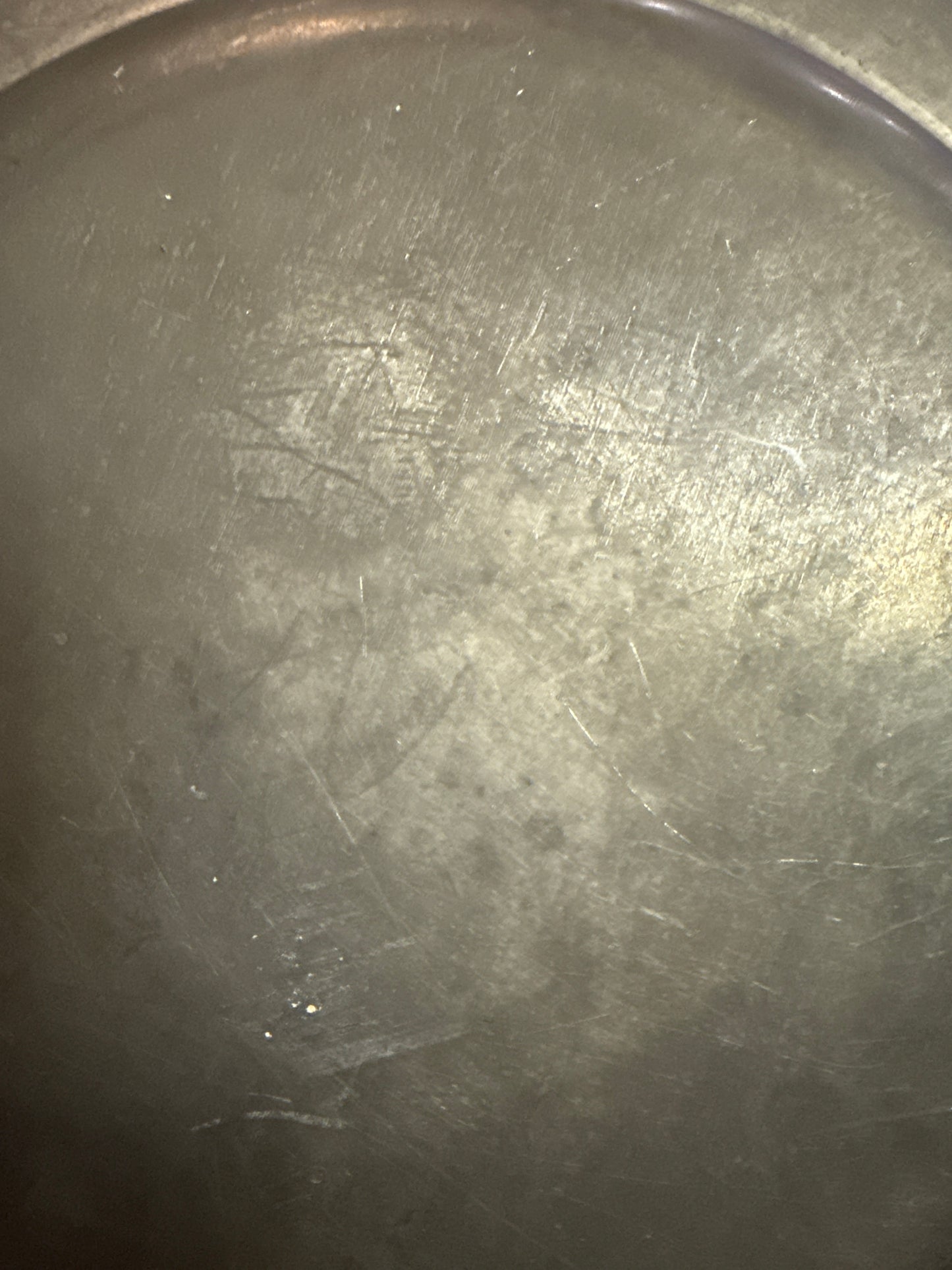 Queen Anne Style Pewter Plate (11”) (mid-1900s)