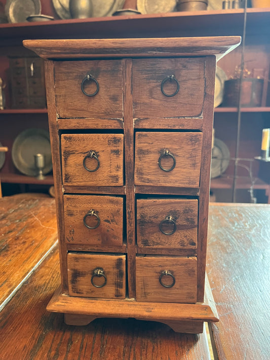 6-Drawer Flip-Top Apothecary Cabinet