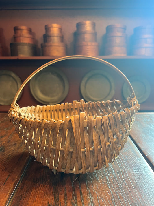 Handwoven Splint Basket, c. 1880–1930 (Option A)