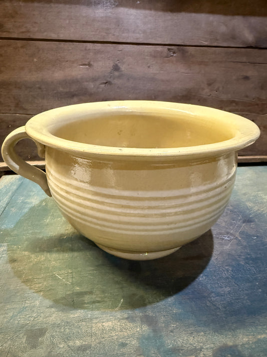 Antique Yellowware Chamber Pot