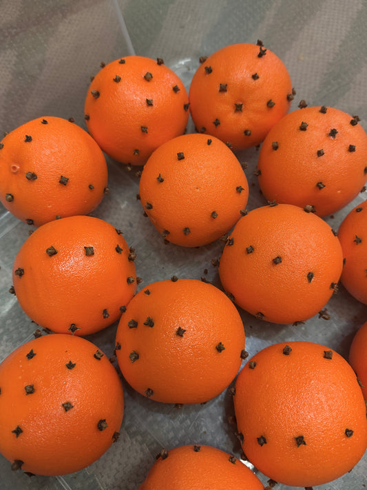 Set of 3 Clove Oranges Bowl Filler