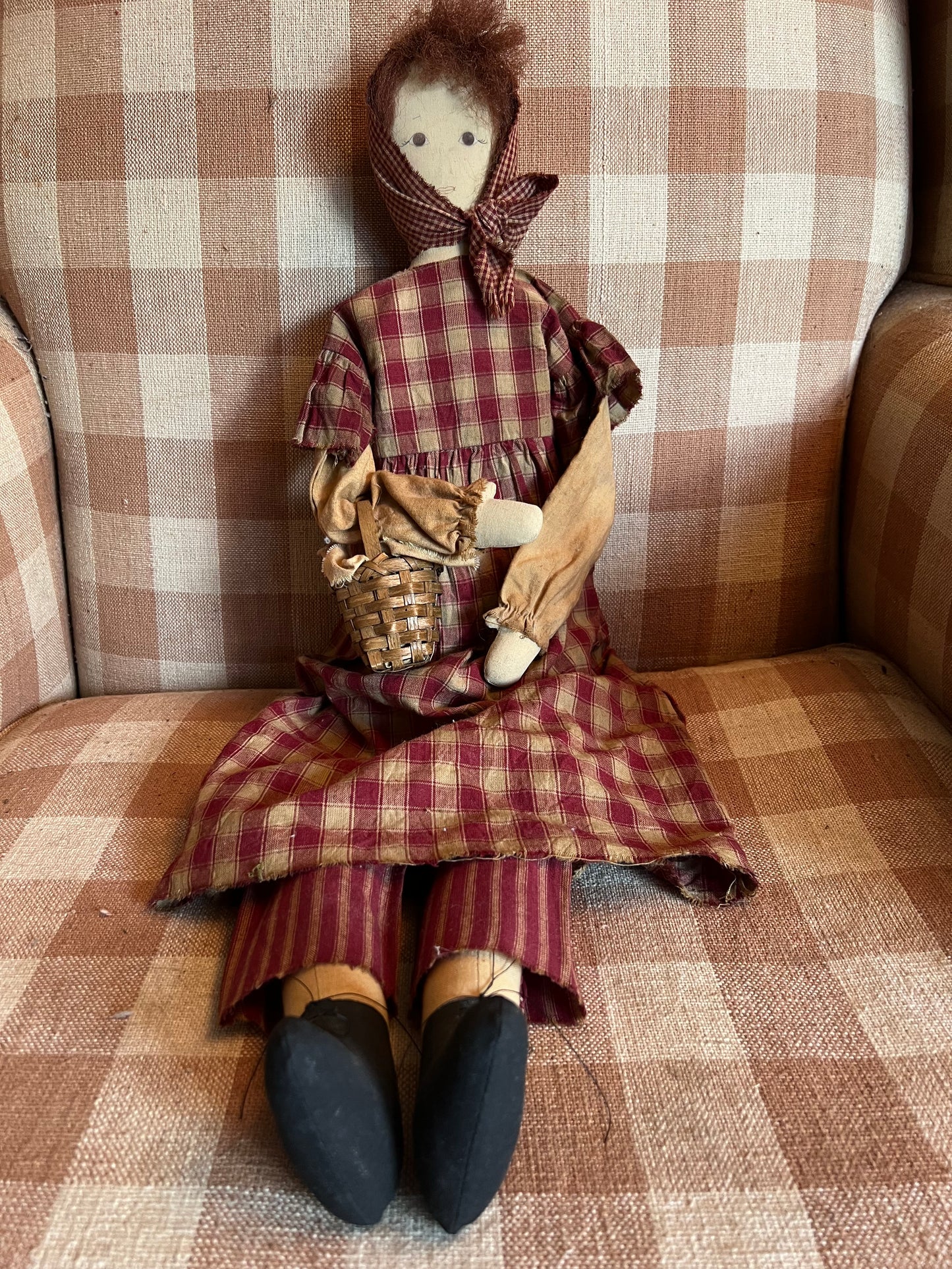 Primitive Shelf Sitter Doll