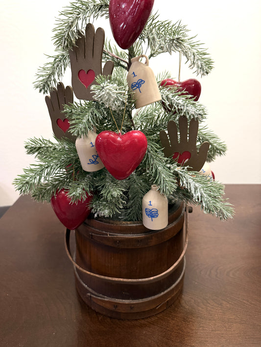 Heart & Hand Folk Ornaments (Set of 5)