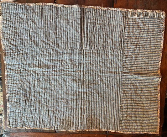 Red, White & Blue Crib Quilt ~ Late 1880s