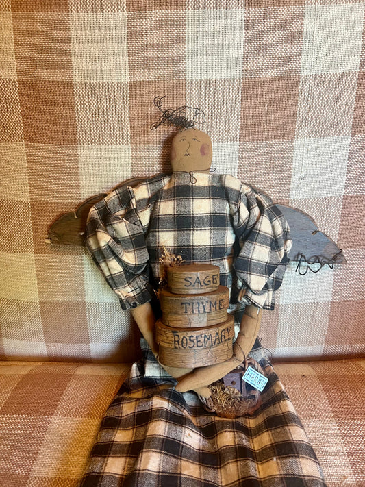 Angel Doll with Herb Boxes