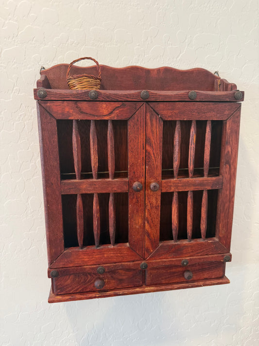 Beautiful Red Spice Cabinet