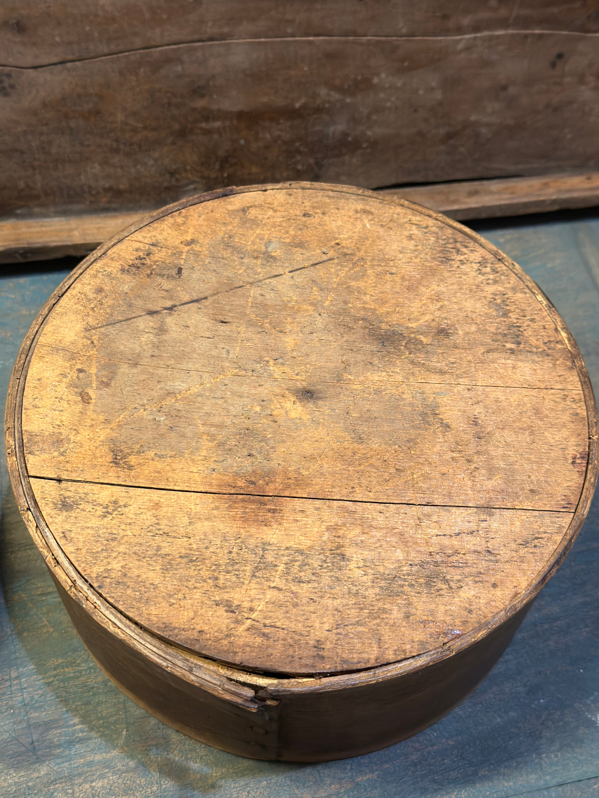 Early 19th-Century Bentwood Pantry Box - B