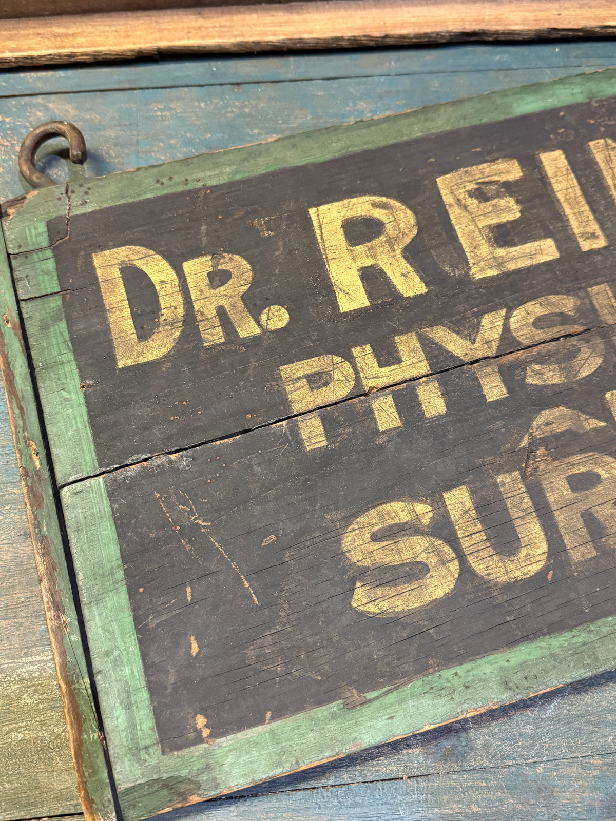 Dr. Reinke Physician and Surgeon Double Sided Sign
