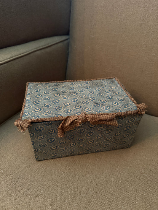 Blue Sewing Box
