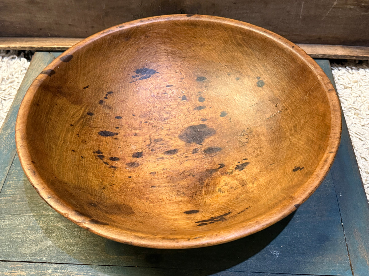 Early Wooden Bowl ~ 15” (B)