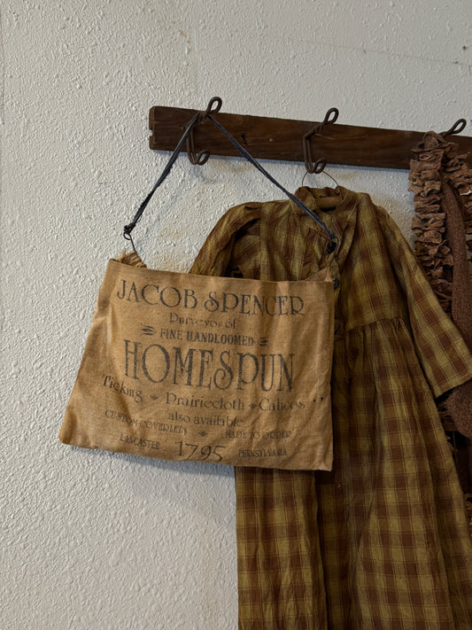 Jacob Spencer Homespun Bag