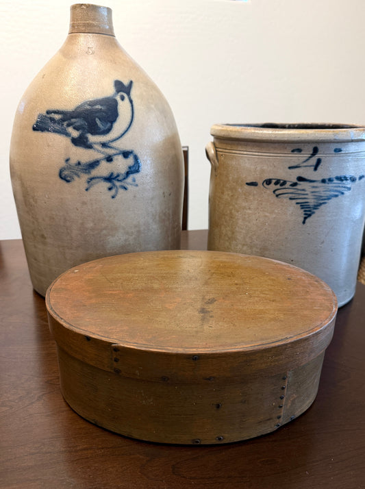 19th C. Oval Pantry Box