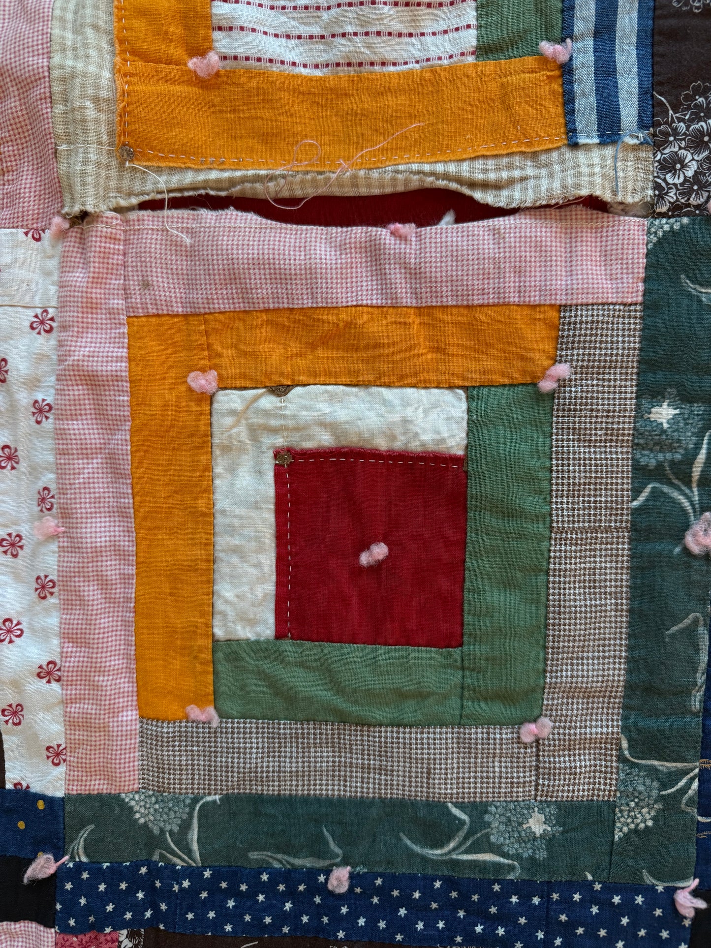 Antique Log Cabin Quilt