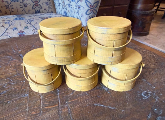 Set of 5 Firkin Ornaments (Available in 7 Colors)