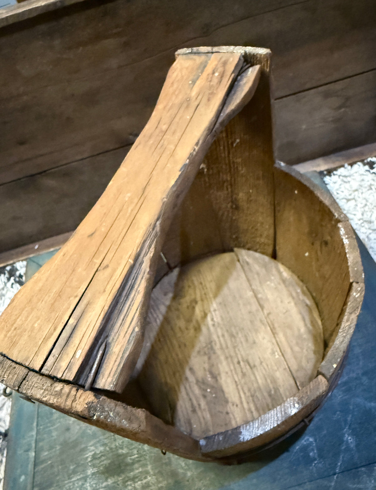 Early Make-Do Nail Keg Bucket ~ Youngstown, Ohio